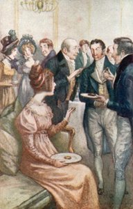 Ilustración para Emma de Jane Austen de Arthur Wallis Mills